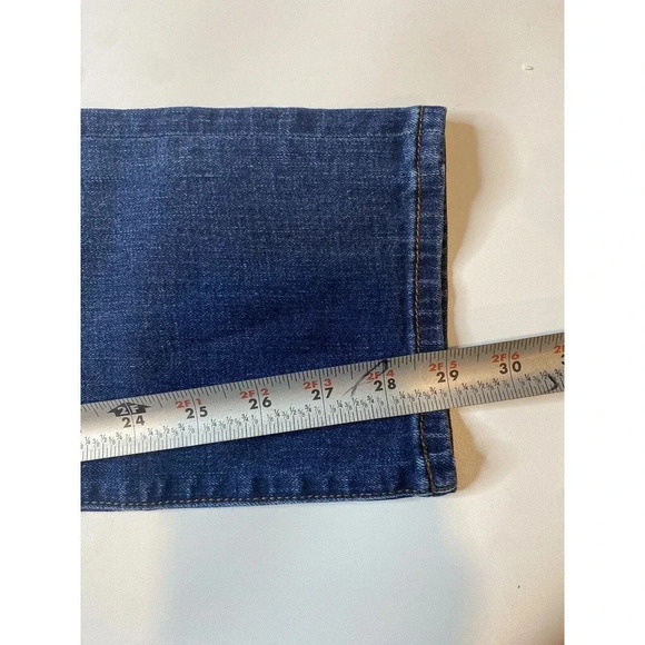 Kut from the Kloth Jeans Womens 6 Blue Denim Straight Leg Flat Front Streetwear - Picture 6 of 8